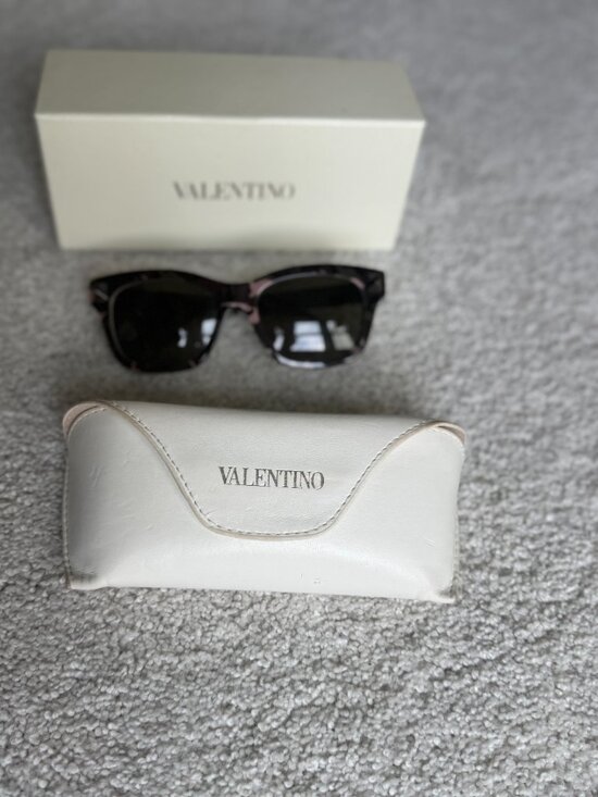 Valentino Rock Stud Sunglasses with case and box MSRP $515 main image 8
